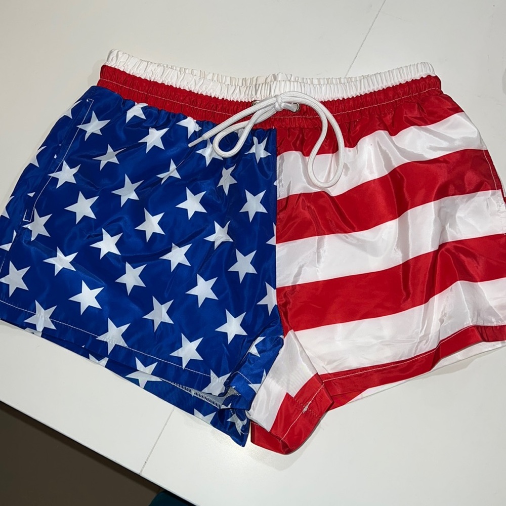 Forever 21 USA flag shorts